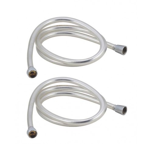 Kamal Flexible Shower Tube (PVC) 1 Mtr (Set of 2)